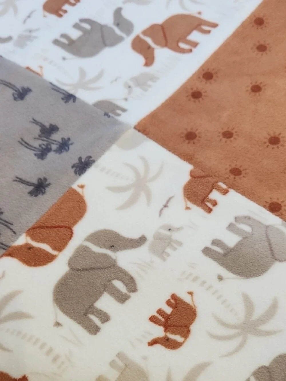 GERBER MODERN MOMENT BABY SHERPA ELEPHANT BLANKET